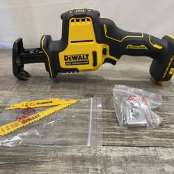 AS-IS DEWALT ATOMIC 20V MAX Cordless Brushless Compact Reciprocating Saw (Tool Only)