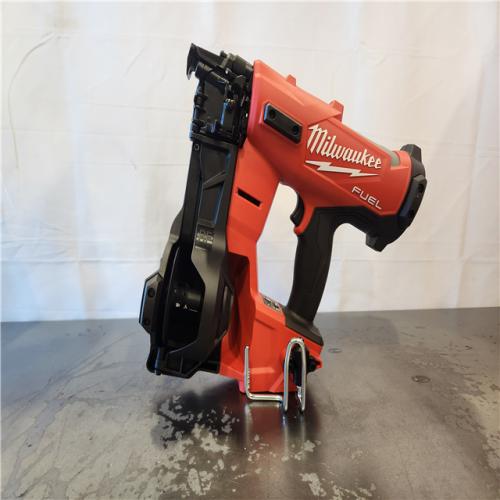 AS-IS- Milwaukee M18 FUEL 18-Volt Lithium-Ion Brushless Cordless Coil Roofing Nailer (Tool Only)
