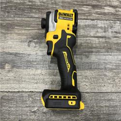 AS-IS DEWALT ATOMIC 20V MAX Lithium-Ion Cordless 1/4 in. Brushless Impact Driver Kit