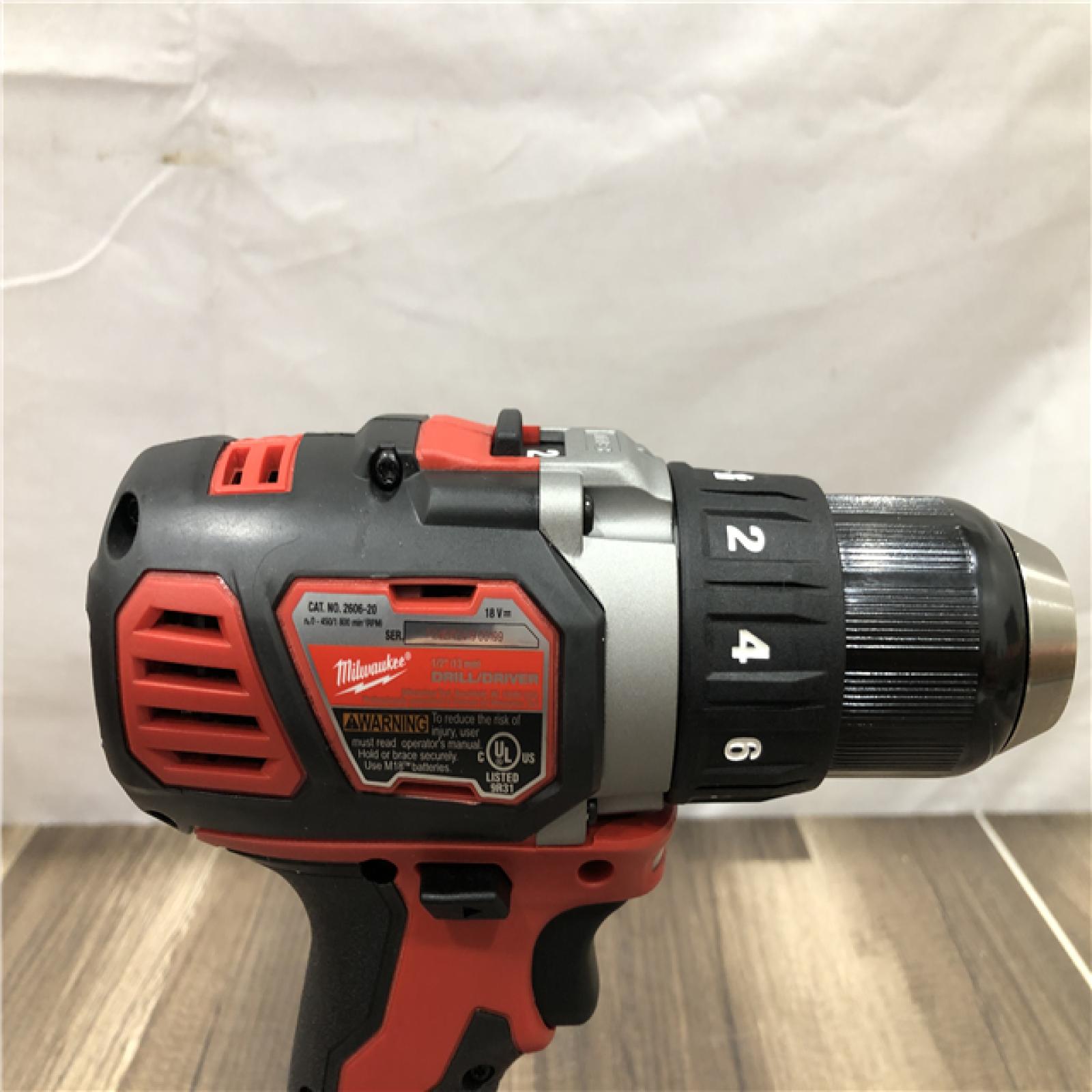 AS-IS Milwaukee 18V Lithium-Ion Cordless Drill Driver/Impact Driver Combo Kit