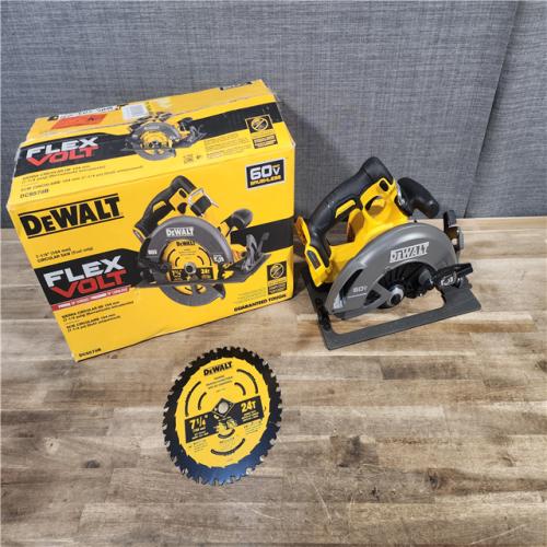 HOUSTON LOCATION - AS-IS DeWALT Flexvolt Max 7-1/4  60V Brushless Circular Saw DCS578B (Bare Tool)