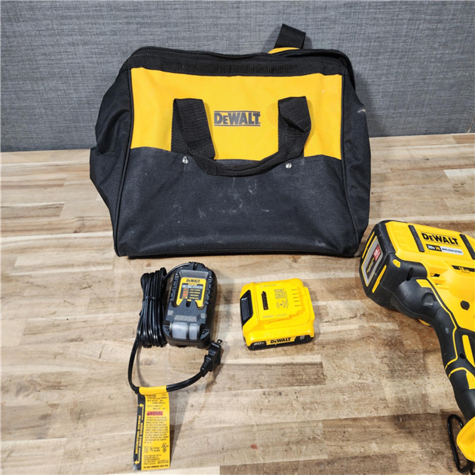 HOUSTON LOCATION - AS - IS DEWALT 20V MAX XR Lithium-Ion Cordless 18-Gauge Narrow Crown Stapler Kit