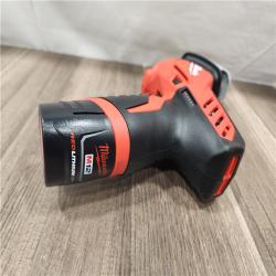 AS-IS- Milwaukee 12V 1.5Ah Cordless Straight Handle Reciprocating Saw Kit