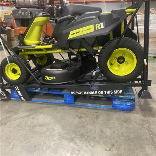 Dallas Location - As-Is R1 80V HP Brushless 30” Riding Lawn Mower Kit