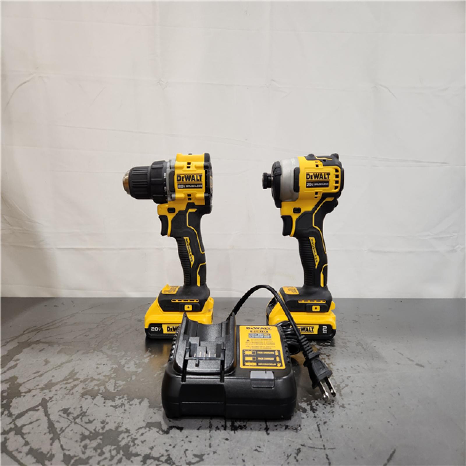 AS-IS- DEWALT ATOMIC 20-Volt MAX Lithium-Ion Cordless Combo Kit