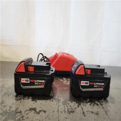 AS-IS-- Milwaukee 18-Volt Lithium-Ion XC Starter Kit with Two 5.0Ah Batteries and Charger