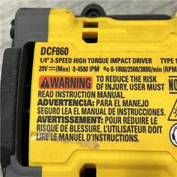 AS-IS DEWALT 20V MAX XR Cordless Impact Driver (Tool Only)