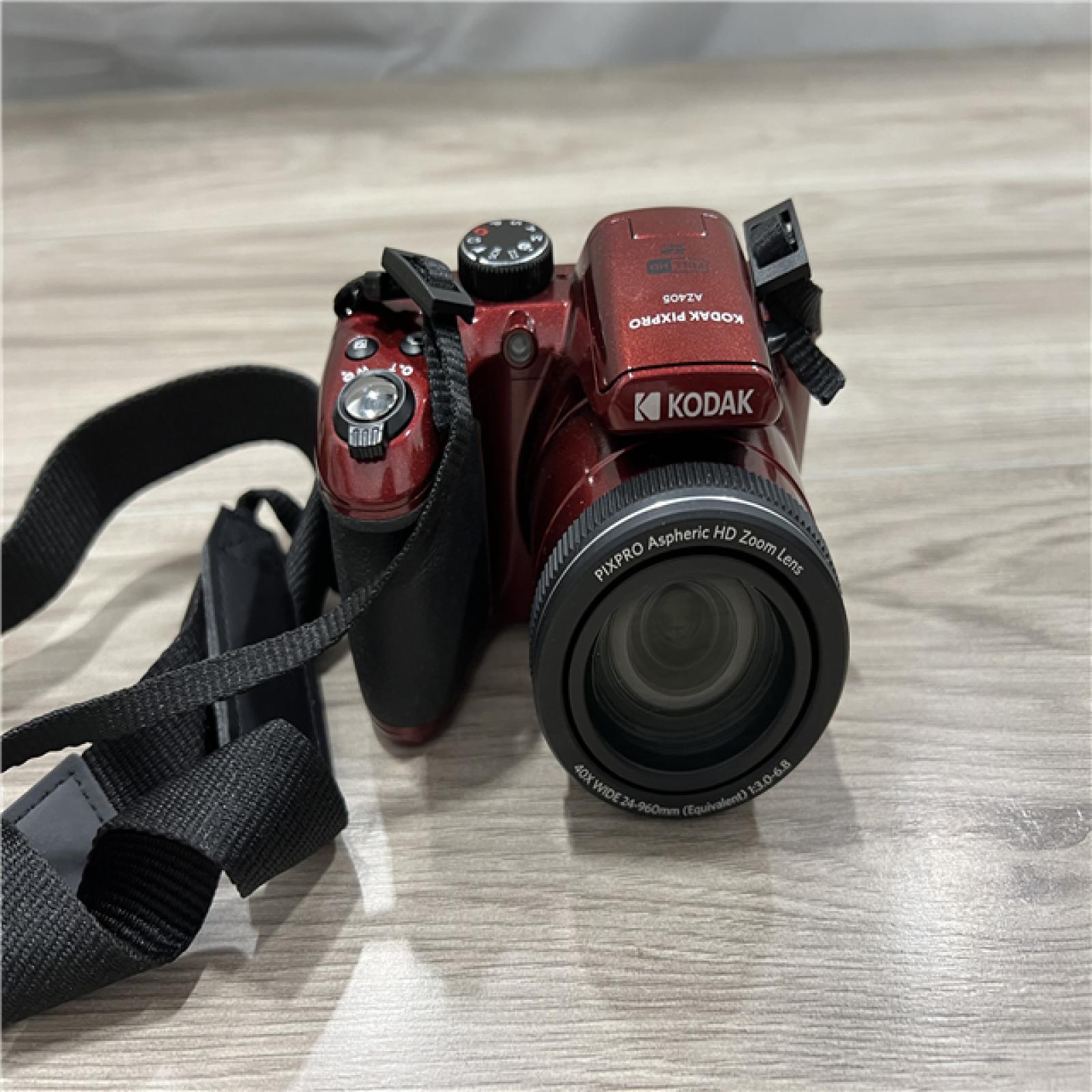 AS-IS Kodak PIXPRO AZ405 20.7 Megapixel Compact Camera  Red