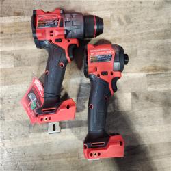 HOUSTON LOCATION - AS-IS (APPEARS LIKE NEW) MILWAUKEE FUEL 18V Lithium-Ion Brushless Cordless Hammer Drill and Impact Driver Combo Kit
