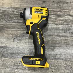 AS-IS DEWALT Atomic 20V Max Lithium-Ion Brushless Cordless Compact 1/4 in. Impact Driver Kit