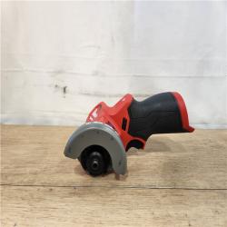 AS-IS- Milwaukee FUEL 12V Lithium-Ion Brushless Cordless 3 in. Cut Off Saw (Tool-Only)