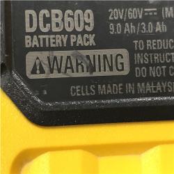 AS-IS DEWALT 20V/60V MAX FLEXVOLT Lithium-Ion 9.0Ah Battery and Charger Starter Kit