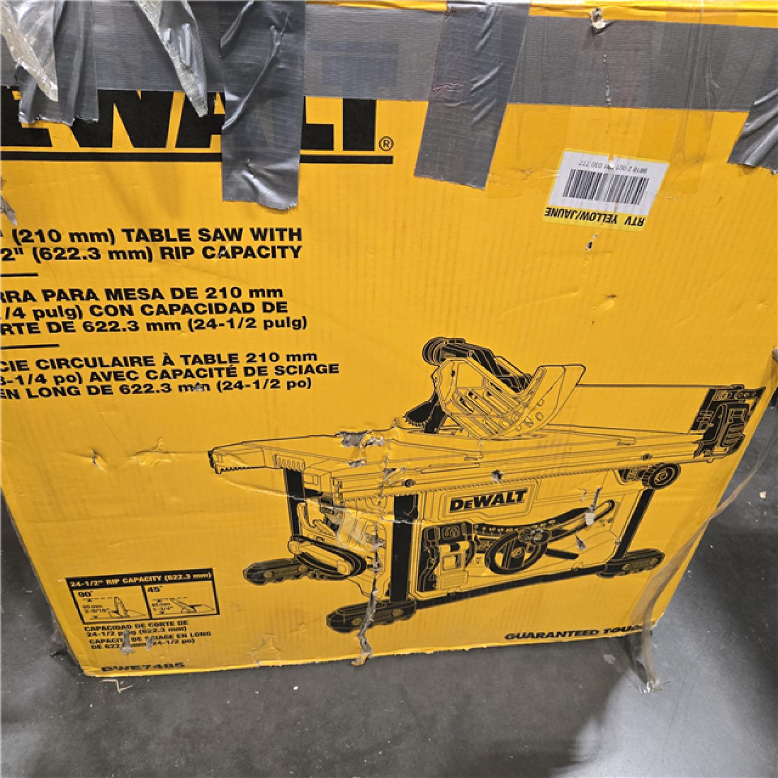 AS-IS DeWalt 15 Amps Corded 8-1/4 in. Compact Table Saw