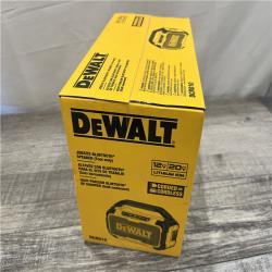 NEW - DEWALT 20V MAX Cordless Bluetooth Speaker (Tool Only)