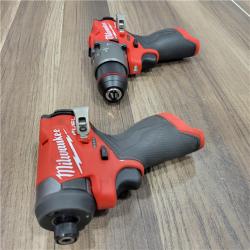 AS-IS  MILWAUKEE M12 Fuel Combo Rotomartillo 1/2 Y Llave De Impacto1/4 Nueva Generacion
