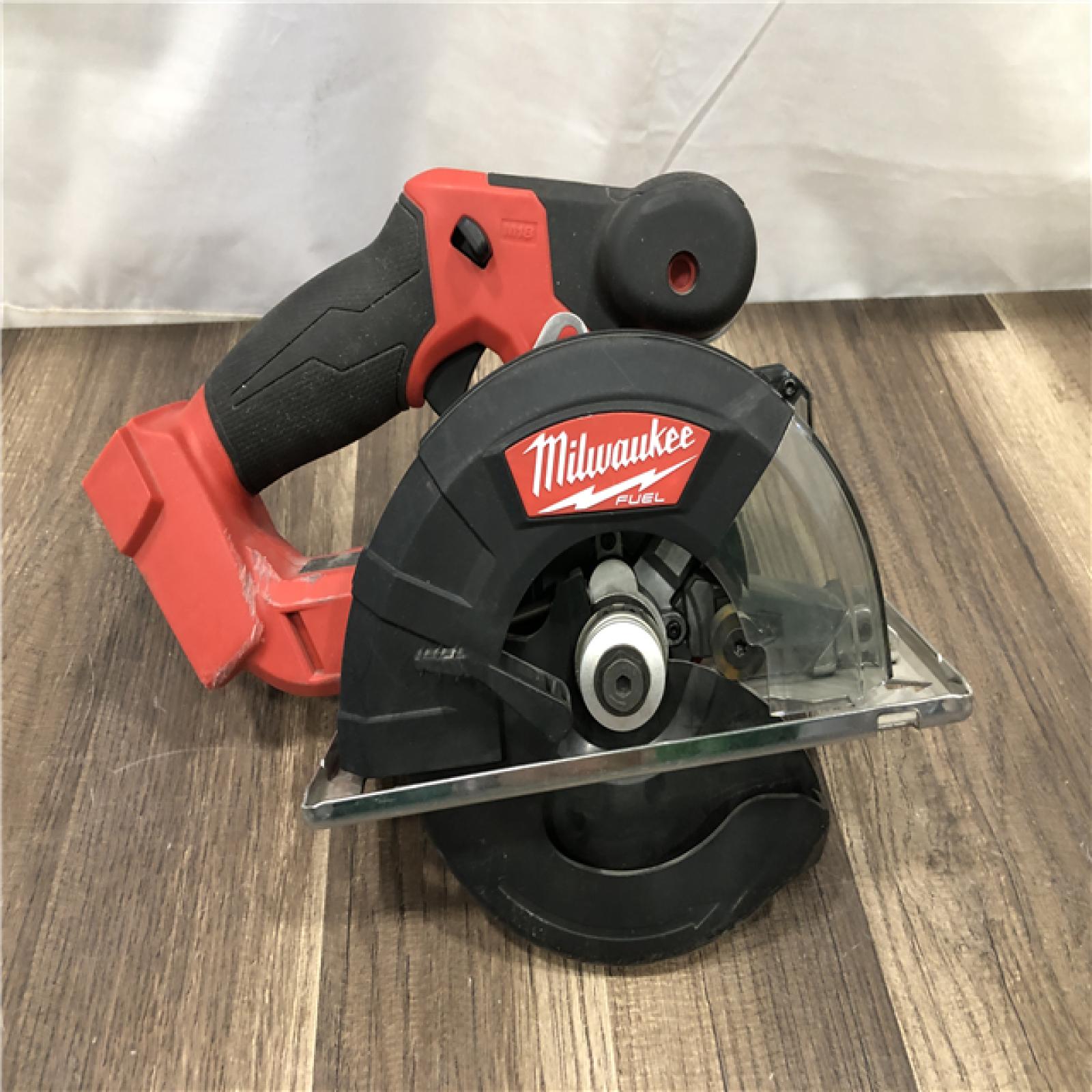 AS-IS Milwaukee FUEL 18V Lithium-Ion Brushless Cordless Metal Cutting 5-3/8 in. Circular Saw (Tool-Only)