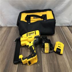 AS-IS DEWALT 20V MAX XR Lithium-Ion Cordless 18-Gauge Narrow Crown Stapler Kit