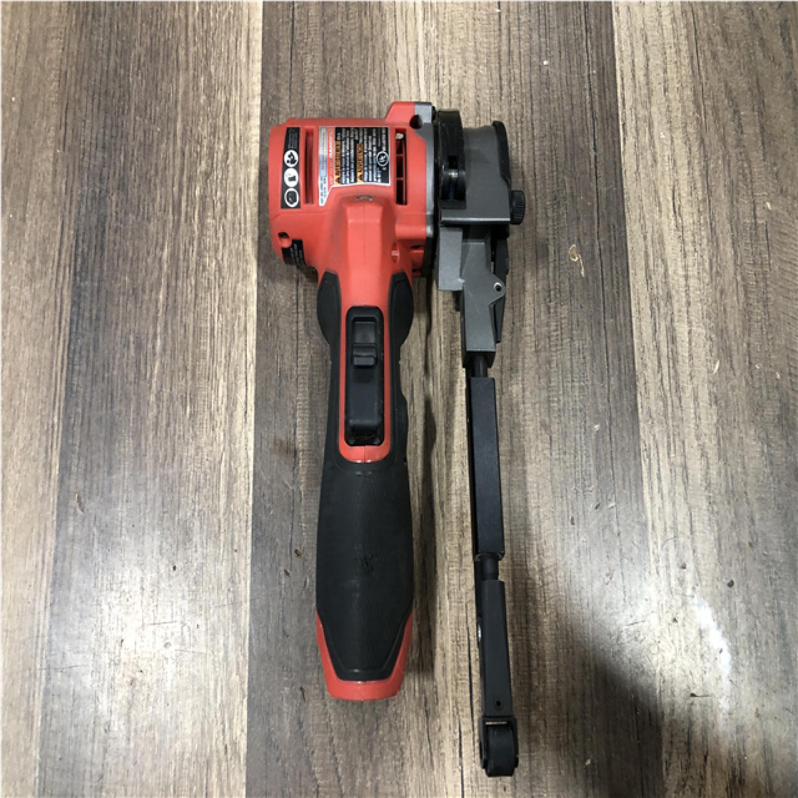 AS-IS Milwaukee  FUEL 12V Lithium-Ion Brushless Cordless 1/2 in. x 18 in. Bandfile (Tool-Only)