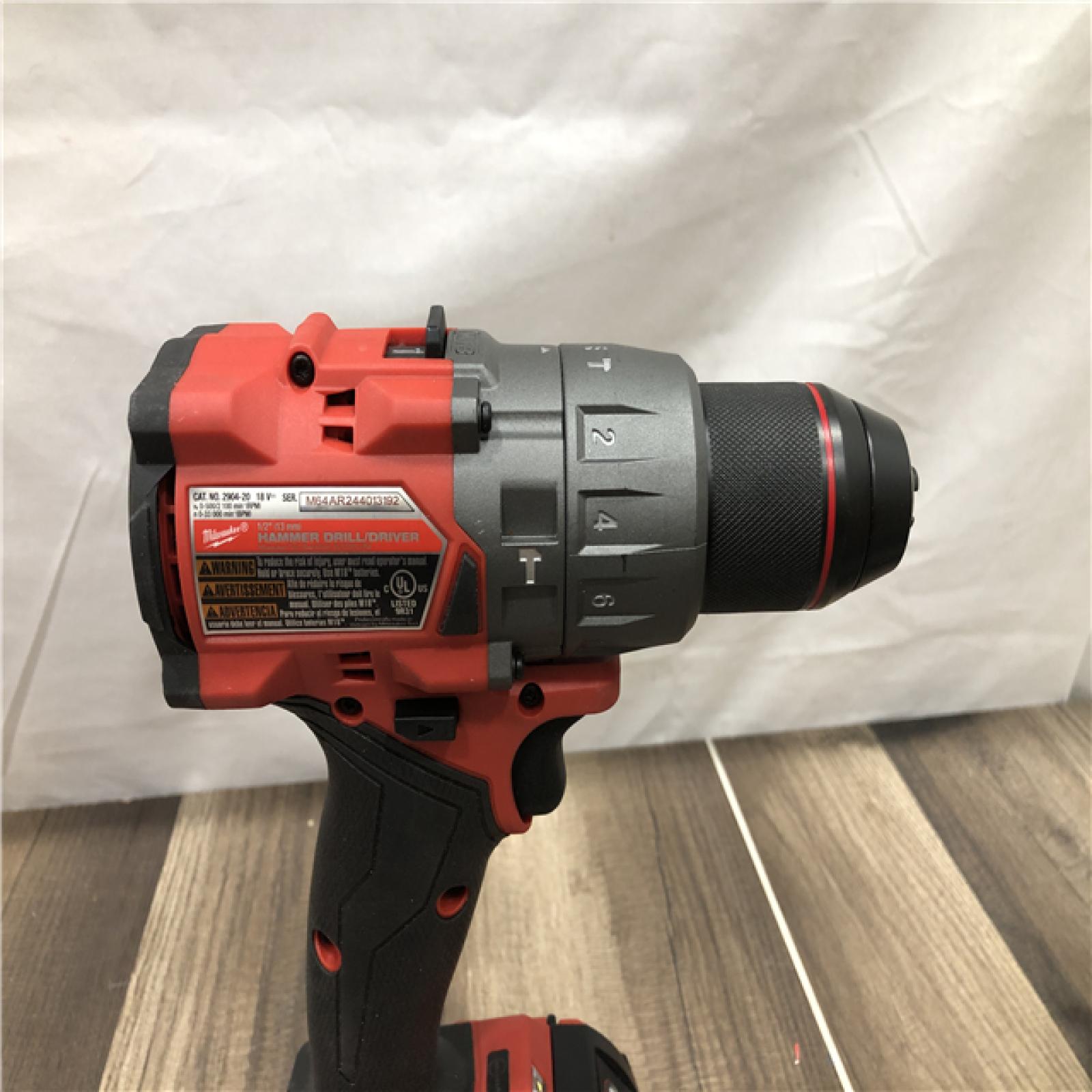 AS-IS Milwaukee FUEL 18V Lithium-Ion Brushless Cordless Hammer Drill and Impact Driver Combo Kit