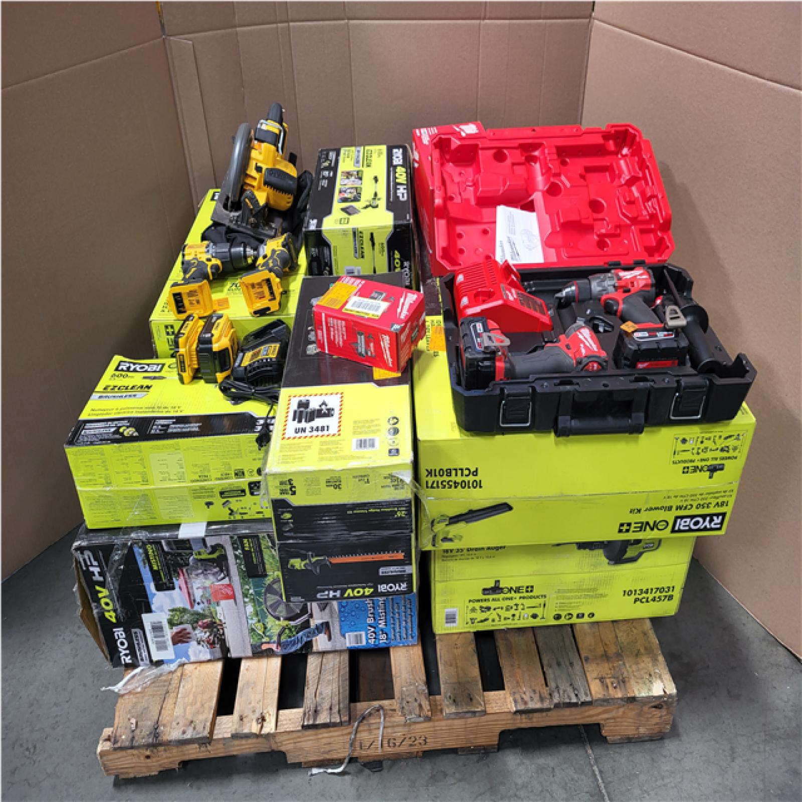 CALIFORNIA AS-IS TOOL PALLET