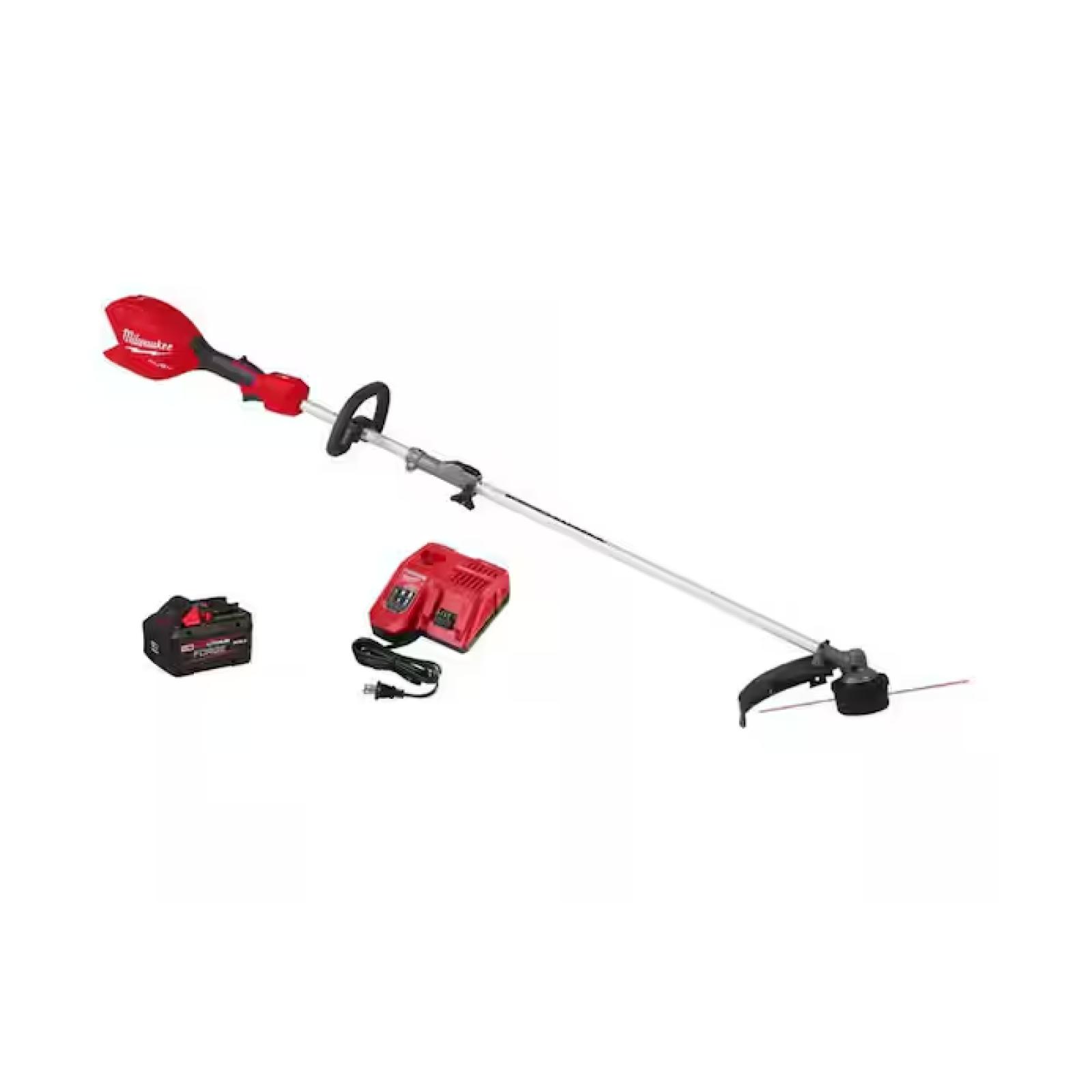 NEW! - Milwaukee M18 FUEL 18V 16 in. Brushless Cordless Battery Powered String Trimmer w/QUIK-LOK Attachment Capability & 8.0 Ah Battery