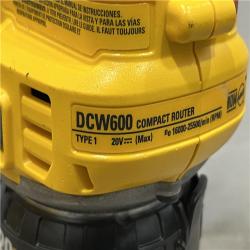 AS-IS DEWALT 20V MAX XR Cordless Brushless Fixed Base Compact Router (Tool Only)