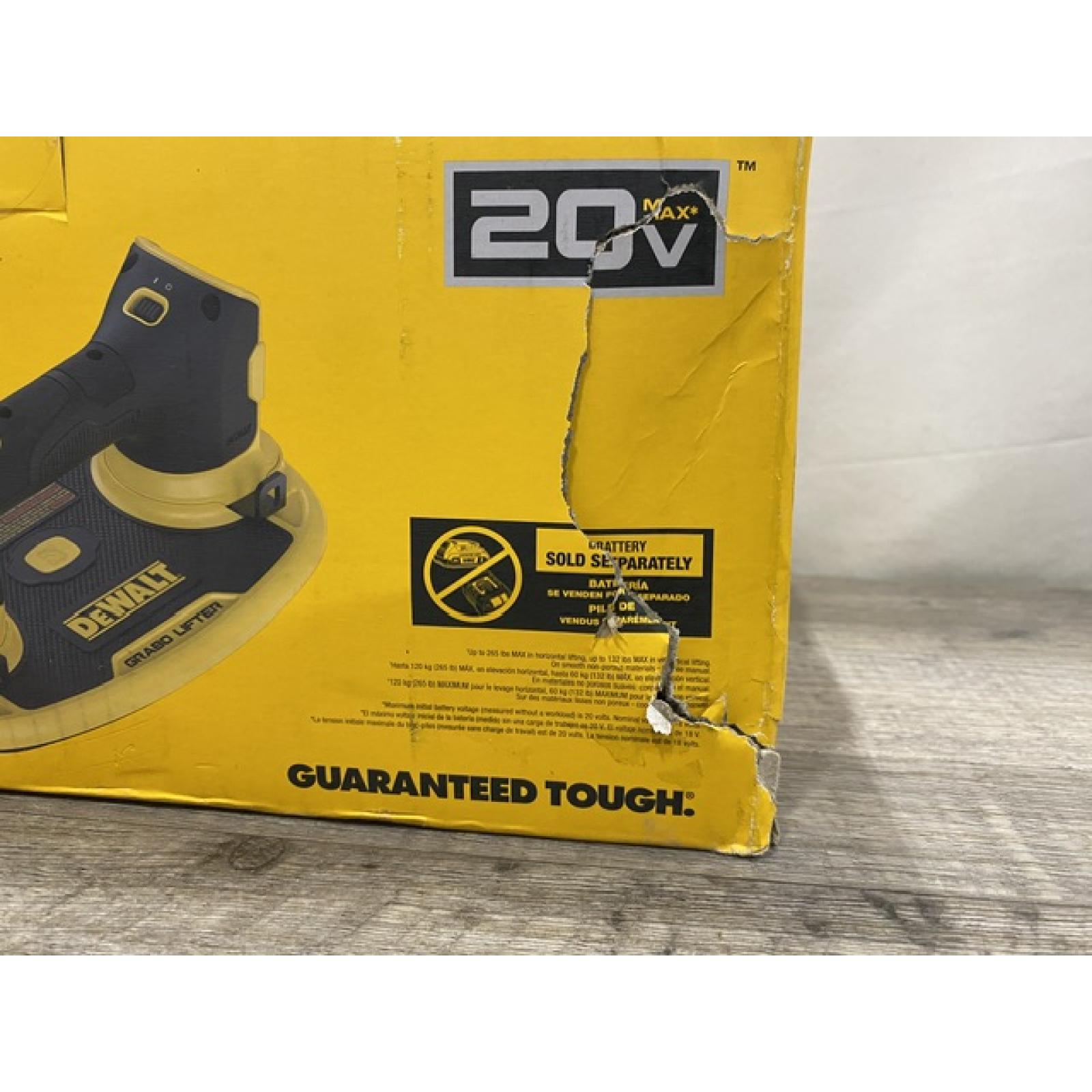NEW - DEWALT 20-Volt Max Cordless GRABO Lifter (Tool Only)