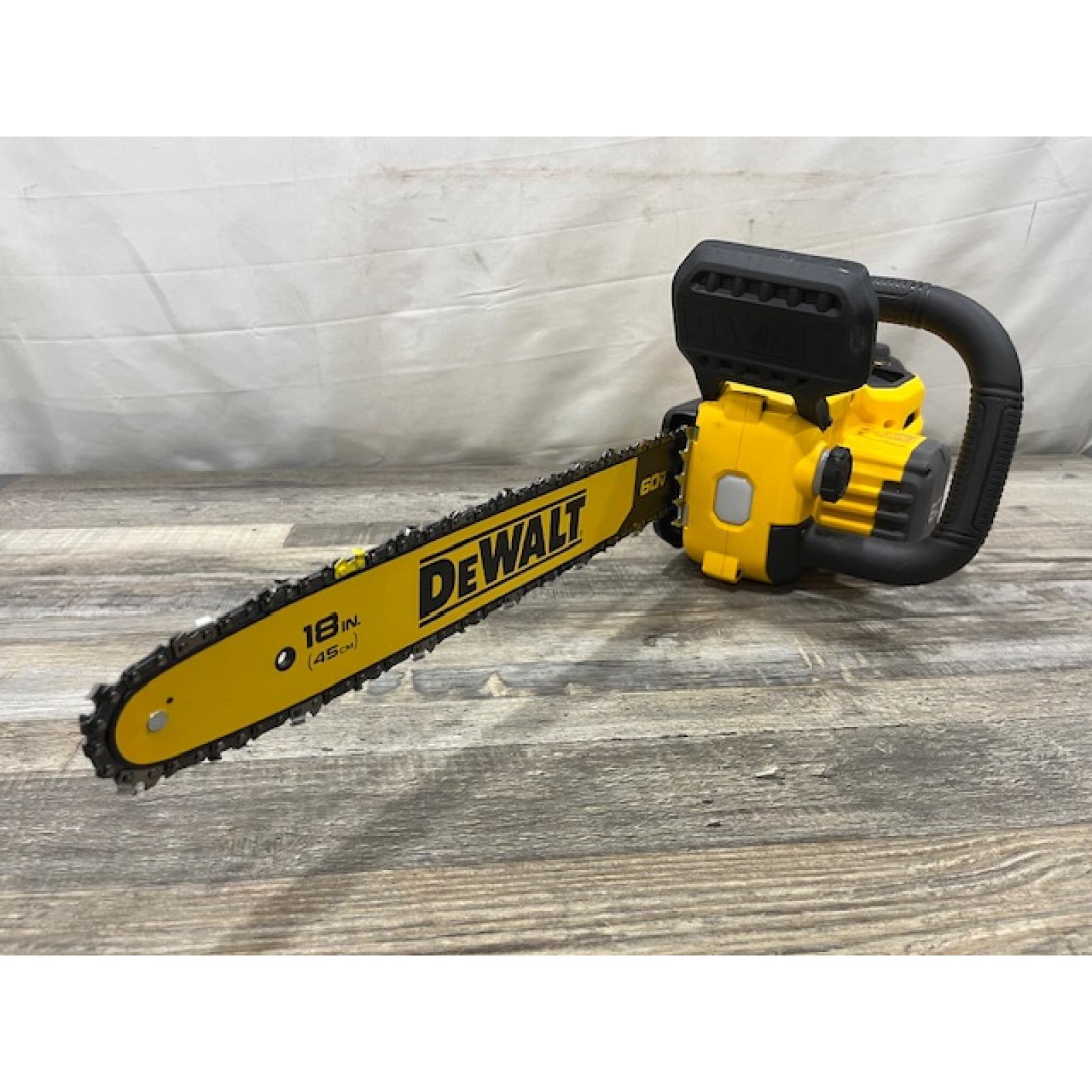 AS-IS DEWALT DCCS672B FLEXVOLT 60V MAX Brushless Cordless 18 Chainsaw (Tool Only)
