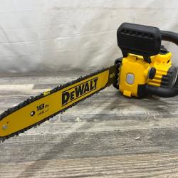AS-IS DEWALT DCCS672B FLEXVOLT 60V MAX Brushless Cordless 18 Chainsaw (Tool Only)