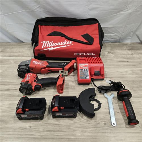 NEW! - Milwaukee M18 FUEL 18V Cordless Grinder & Impact Wrench Combo Kit