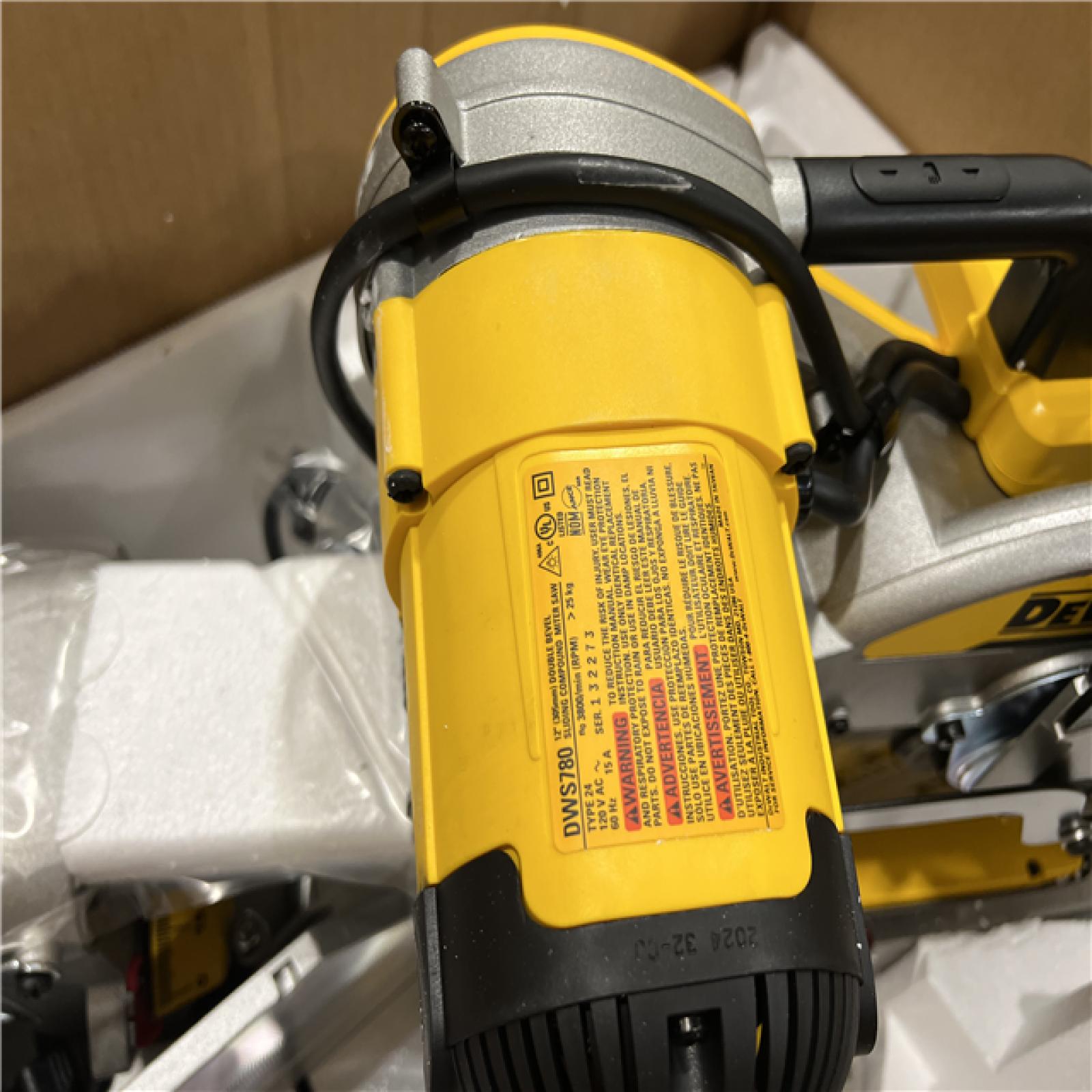 As-Is- DeWALT  12in Double Bevel Sliding Compound Miter Saw