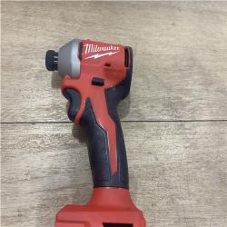 AS-IS Milwaukee  18V Lithium-Ion Brushless Cordless 1/4 in. Compact Impact Driver (Tool Only)