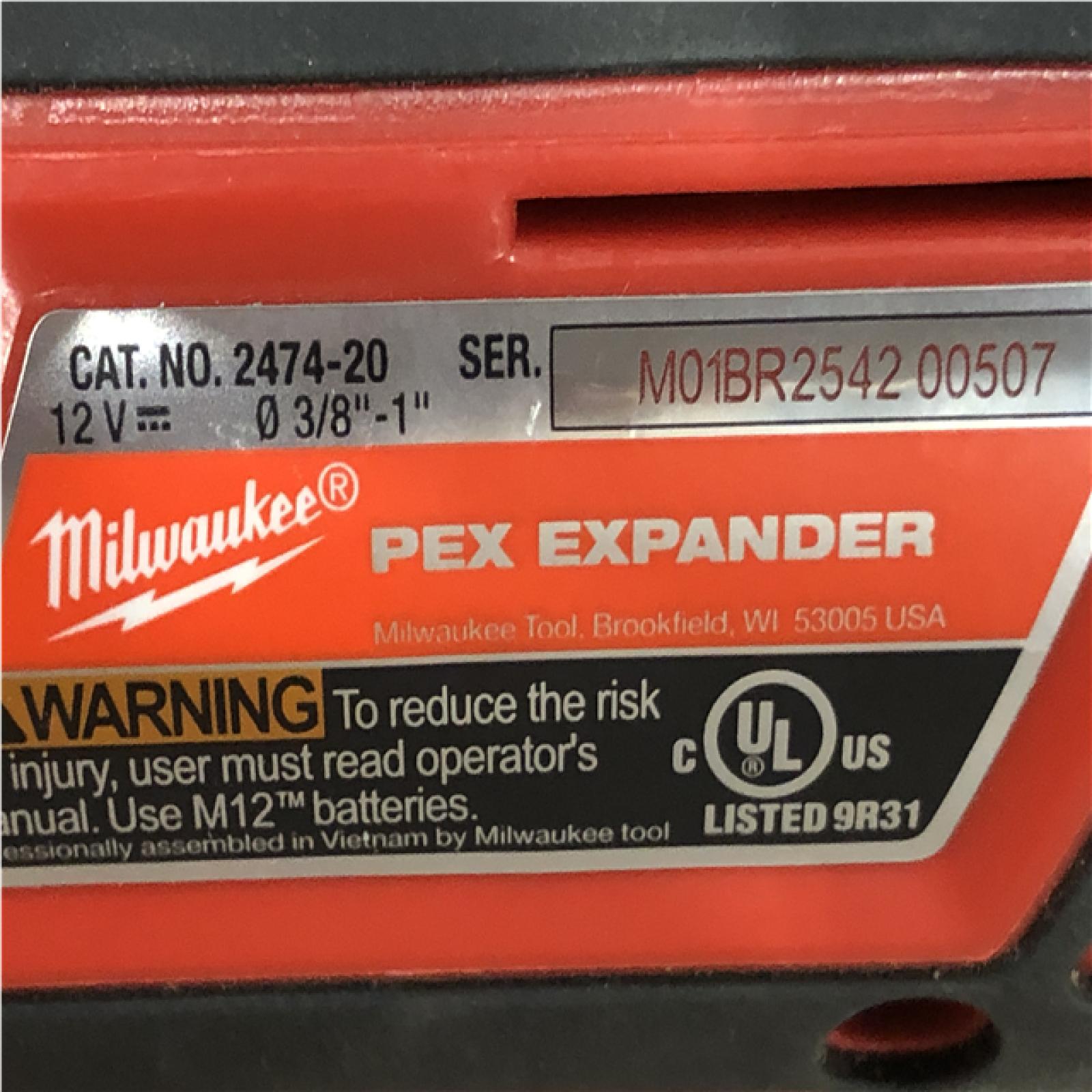 AS-IS Milwaukee Cordless PEX Expansion Tool Kit