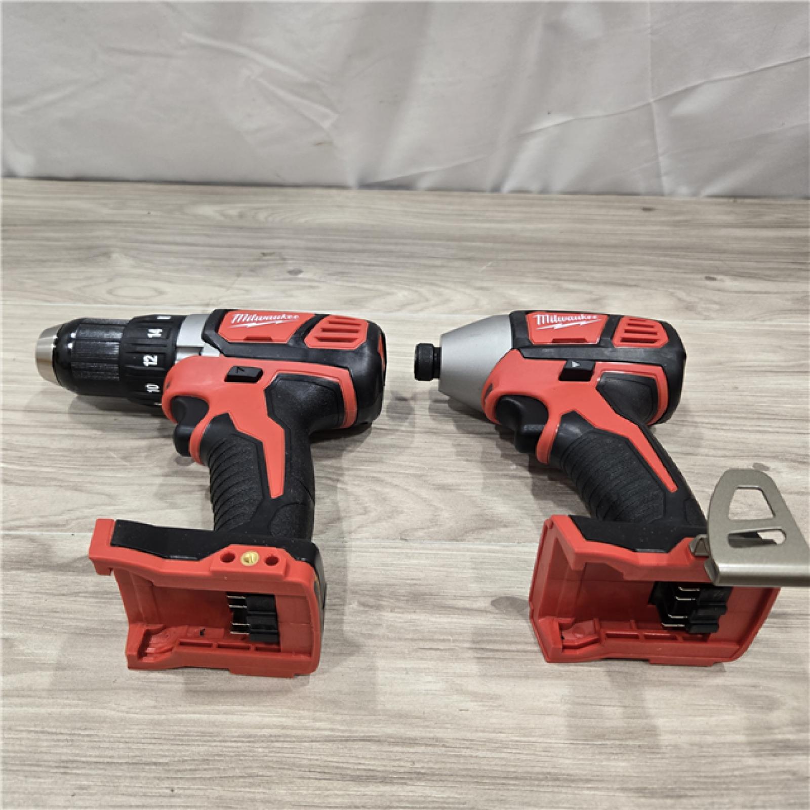 AS-IS Milwaukee 18V Cordless 2-Tool Drill/Driver and Impact Driver Kit
