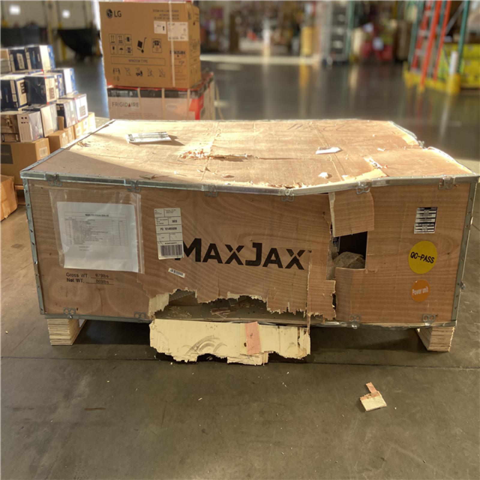 DALLAS LOCATION -  MAX JAX MK7 Symmetric Portable 2 Post Car Lift with 7 000 lbs. Weight Capacity and 110V Power Unit Included