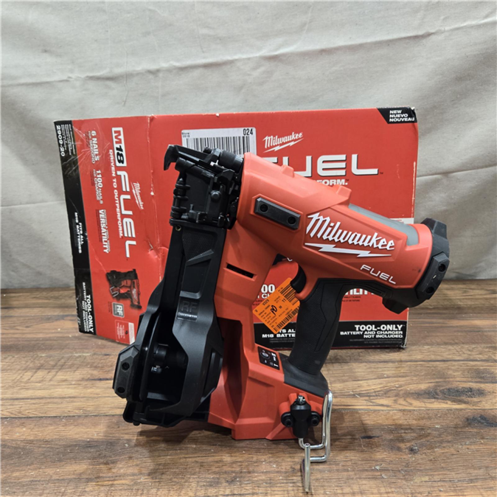 AS-IS Milwaukee M18 FUEL Coil Roofing Nailer (Bare Tool) 2909-20