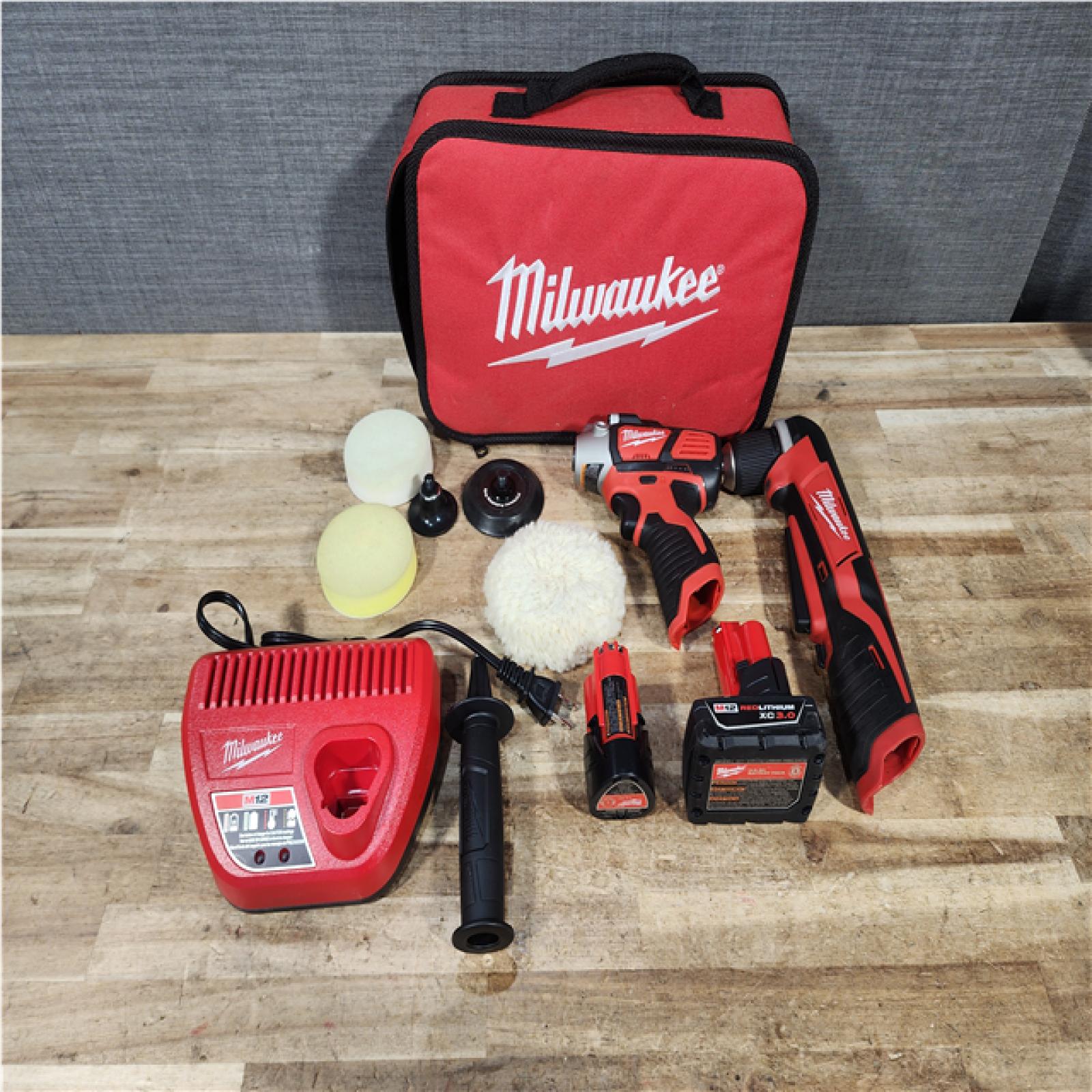Houston Location AI-IS Milwaukee Sander/Polisher and Right Angle Drill