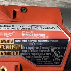 AS-IS Milwaukee FUEL 12-Volt Lithium-Ion Brushless Cordless Hammer Drill and Impact Driver Combo Kit