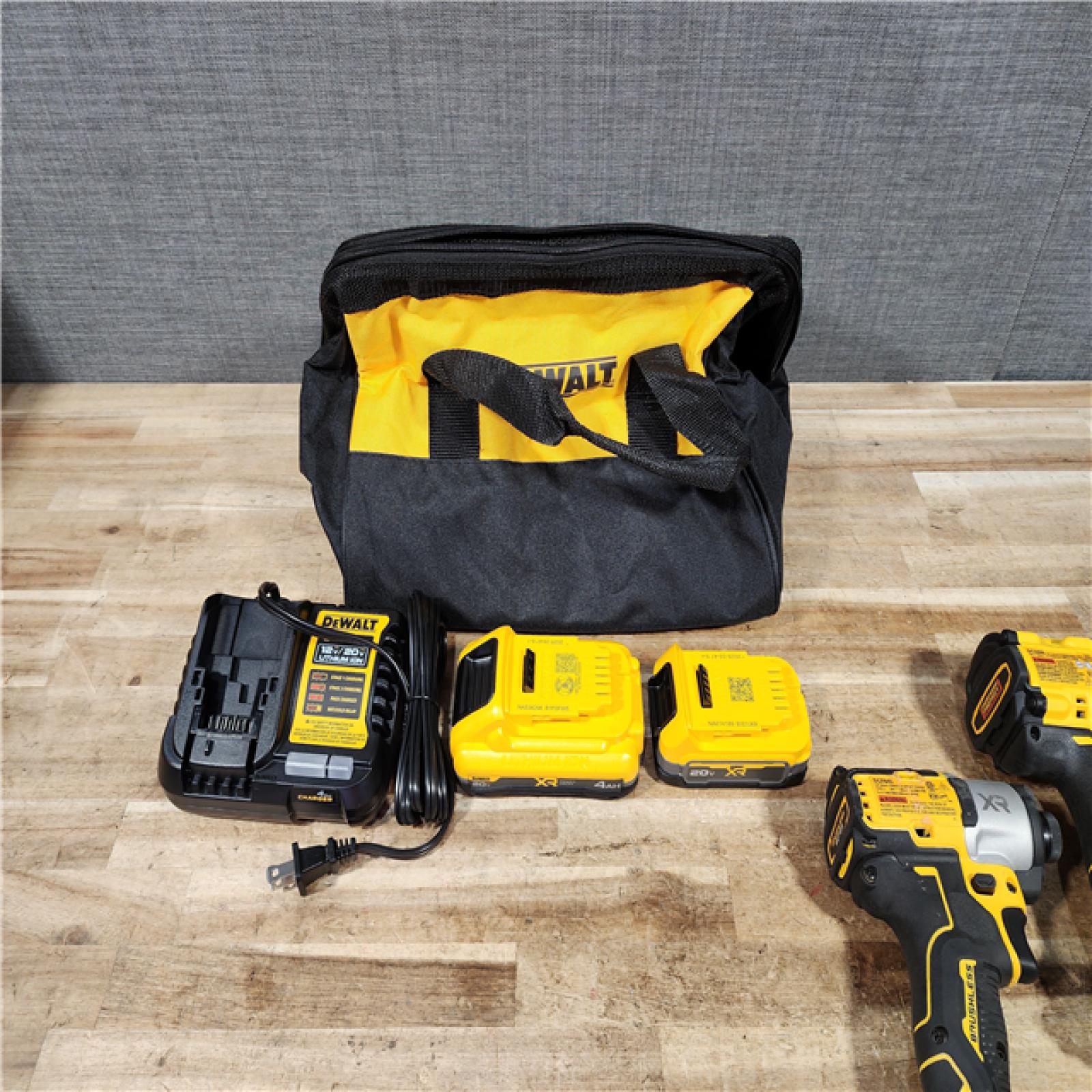 HOUSTON LOCATION - AS - IS DEWALT 20V XR Lithium-Ion Cordless 2-Tool Combo Kit