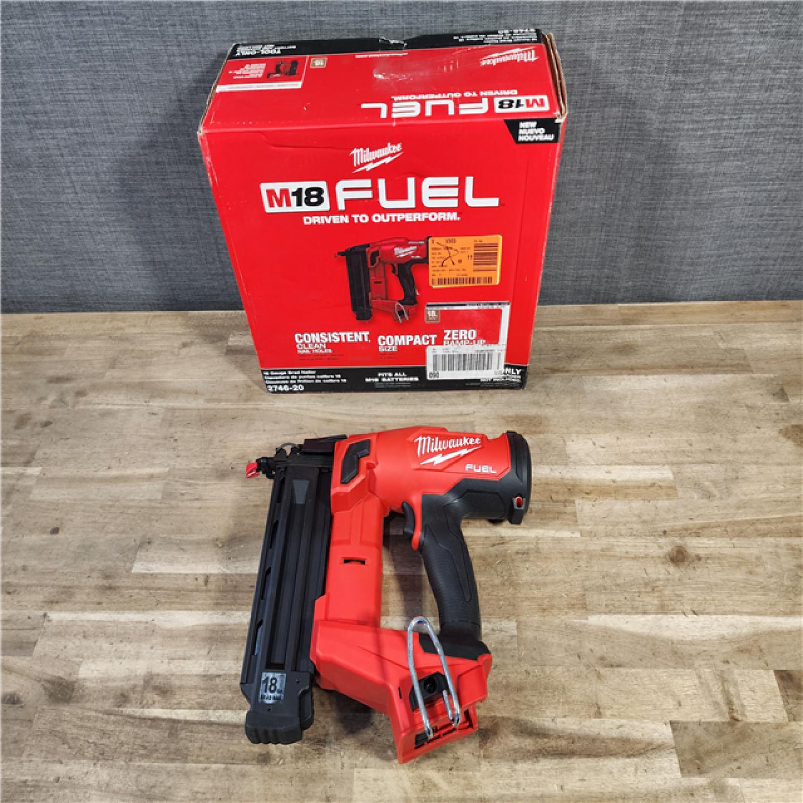 HOUSTON LOCATION - AS-IS Milwaukee M18 Fuel 18V Brushless 18-Gauge Brad Nailer 2746-20 (Bare Tool)