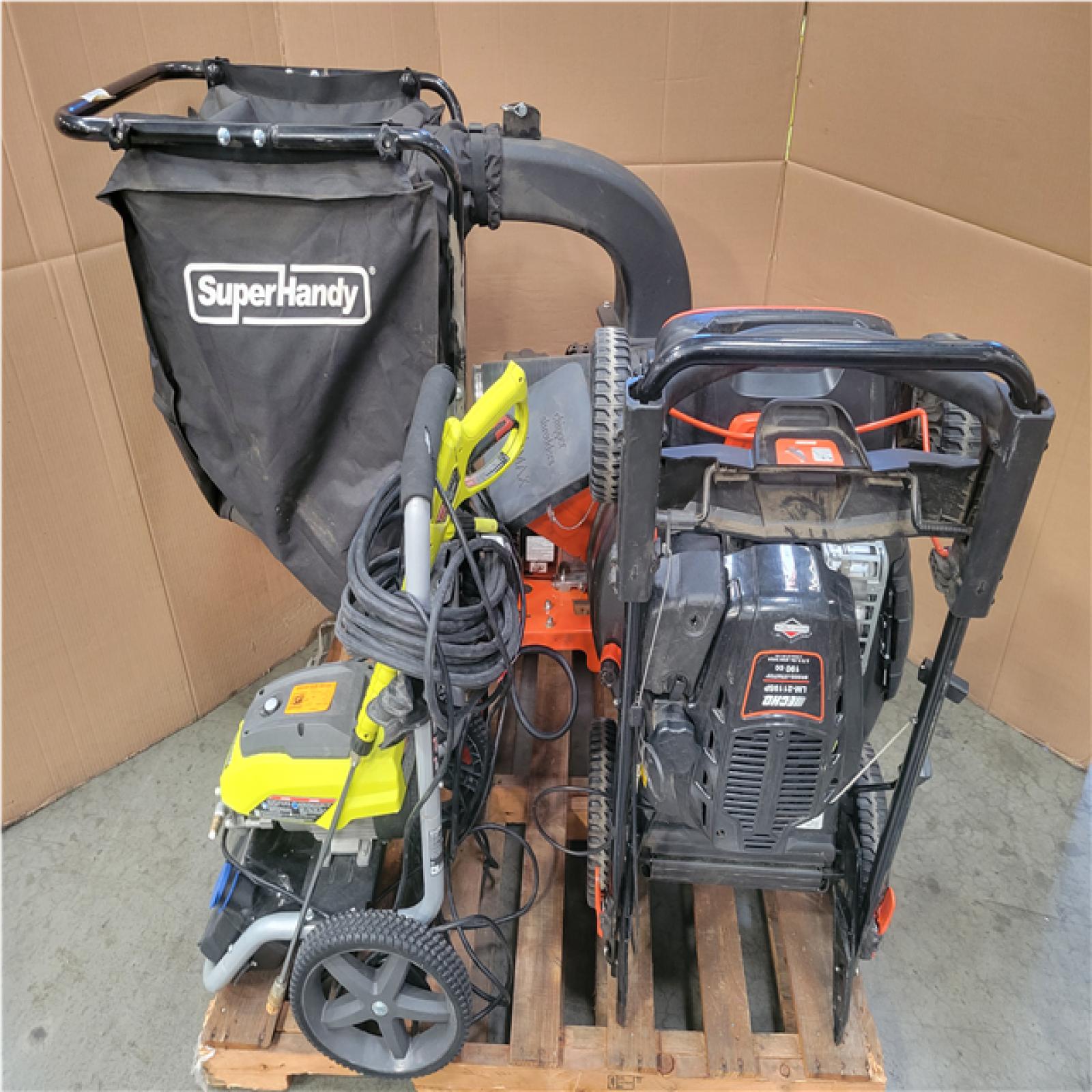 CALIFORNIA AS-IS OUTDOOR POWER EQUIPMENT