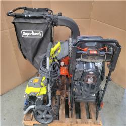 CALIFORNIA AS-IS OUTDOOR POWER EQUIPMENT