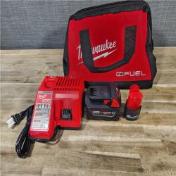 HOUSTON LOCATION - AS-IS M18 FUEL 18V Cordless Mid Torque 1/2 in. Impact Wrench W/ M12 FUEL 3/8 in. Ratchet & Battery/Charger Combo Kit