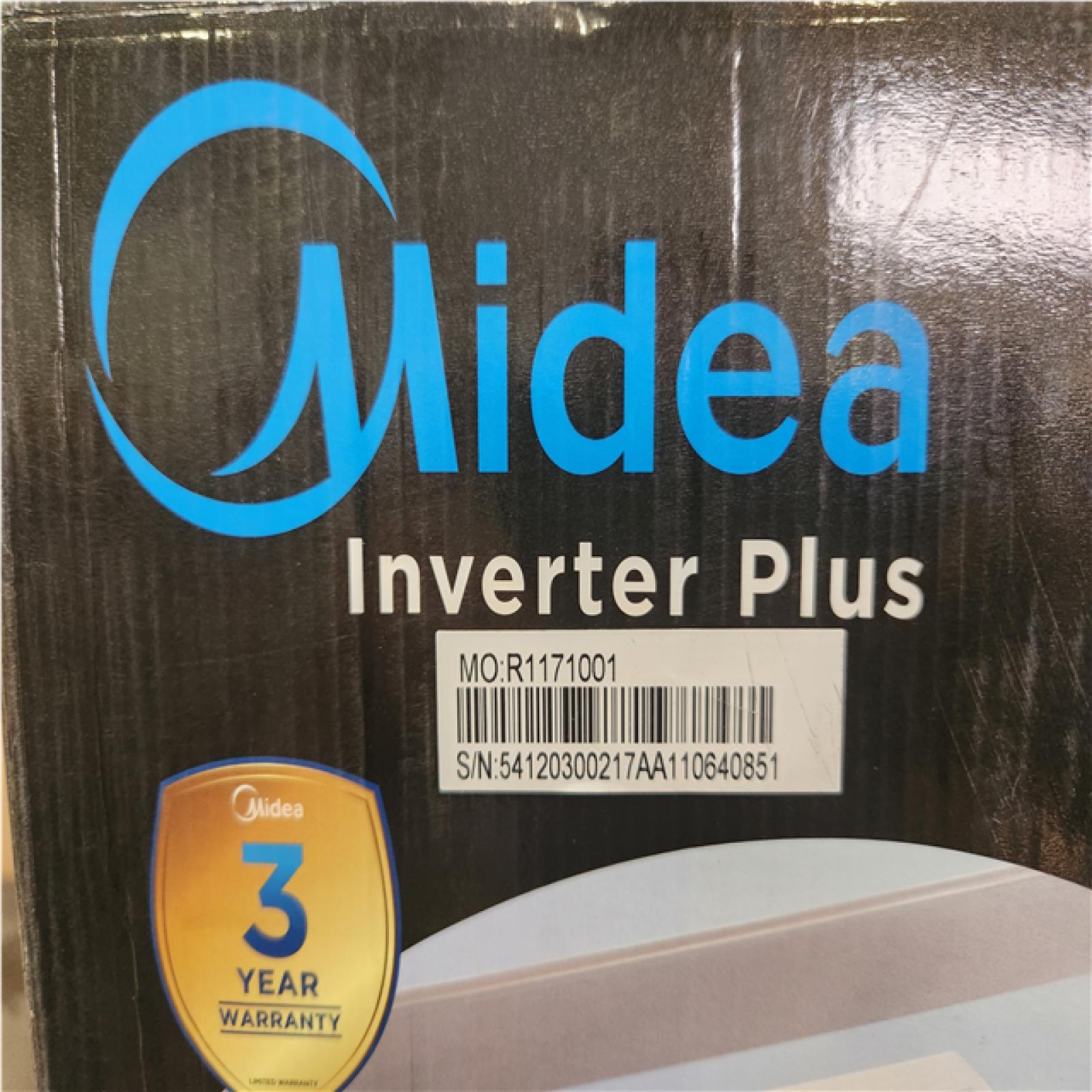Phoenix NEW Midea 12,000 BTU U+ Smart Inverter Window Air Conditioner for Rooms up to 550 Sq. Ft. with Dual Filter, Remote in White