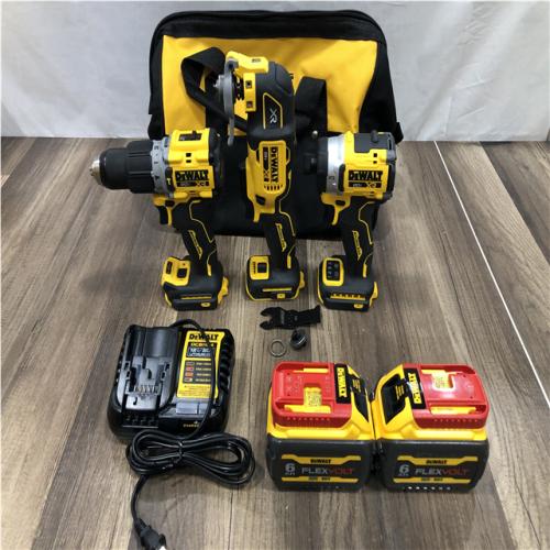 AS-IS DEWALT 20V MAX Lithium-Ion Cordless 3-Tool Combo Kit