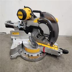 Phoenix Location NEW DEWALT 15 Amp Corded 12 in. Double Bevel Sliding Compound Miter Saw with XPS technology, Blade Wrench and Material Clamp
