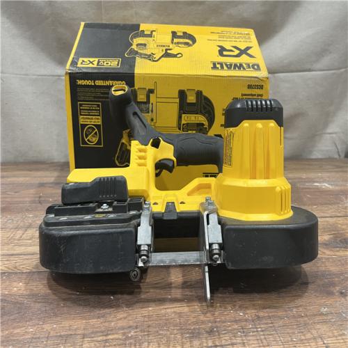 AS-IS DEWALT 20-Volt MAX 3-3/8 in. Cordless Brushless Bandsaw (Tool-Only)