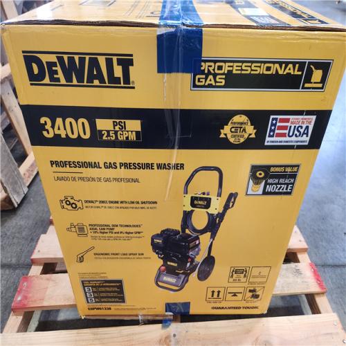 Phoenix NEW DEWALT 3400 PSI 2.5 GPM Gas Pressure Washer with Maintenance-Free Pump, Heavy-Duty Commercial Cold Water Power Washer