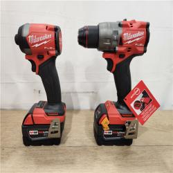 AS-IS- Milwaukee FUEL 18V Lithium-Ion Brushless Cordless Hammer Drill and Impact Driver Combo Kit