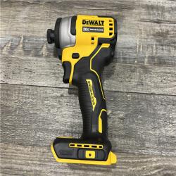 AS-IS DEWALT Atomic 20V Max Lithium-Ion Brushless Cordless Compact 1/4 in. Impact Driver Kit
